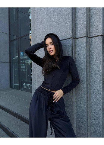 Комфортный женский велюровый костюм oversize на осень-весну No Brand (365858495)