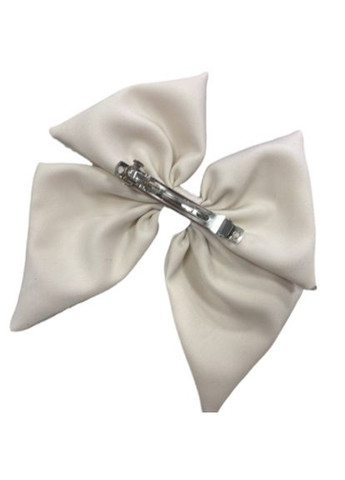 Бант для волосся з костюмної тканини Hand Made 16х18см, заколка автоматик Handmade (368772257)