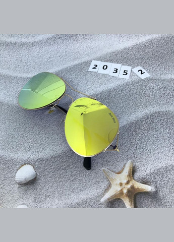 Сонцезахисні окуляри - блакитні і жовті No Brand (302748229)