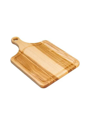 Кухонна обробна дошка дерев'яна 40×25 см з прямокутною основою C18W250400 (A-046776) LUGI (369156884)