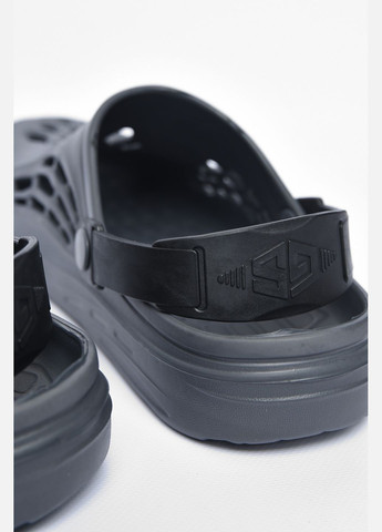 Темно-серые кэжуал кроксы мужские темно-серого цвета Let's Shop