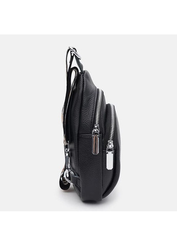 Жіночий шкіряний рюкзак через плече K15-606bl-black Borsa Leather (366343734)