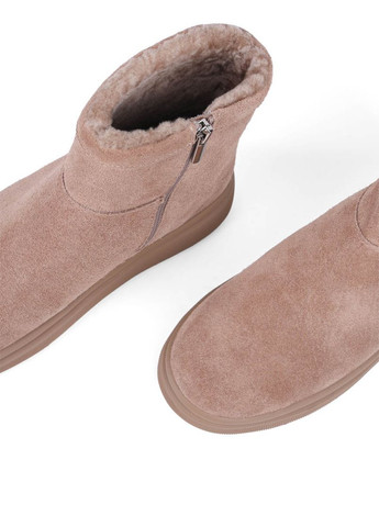 Зимние женские ботинки jr1132b-3 бежевый велюр Attizzare тканевые