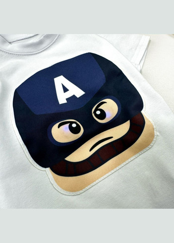 Белая летняя футболка летний 533041 Marakas