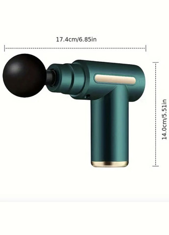 Массажер для тела, MINI FASCIA, 4 насадки, функция вибромассажа тела, WEIMZ -0819 No Brand (340274117)