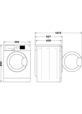 Пральна машина повногабаритна FFB 9448 BV WHIRLPOOL (339081152)