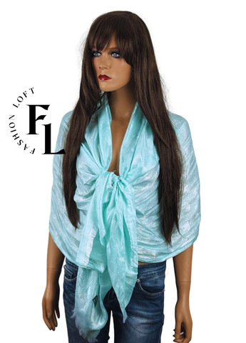 Женский шарф палантин (100% шелк 170х70см) Fashion Loft (296267156)