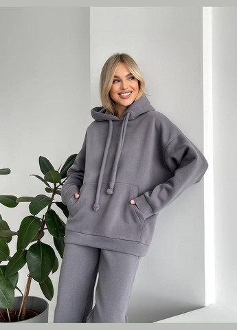 Теплий жіночий костюм із капюшоном Fashion (303398341)