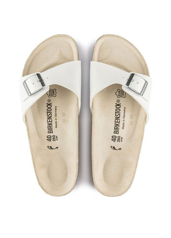 Жіночі Шльопанці 40731 Білий Екошкіра Birkenstock (368527835)
