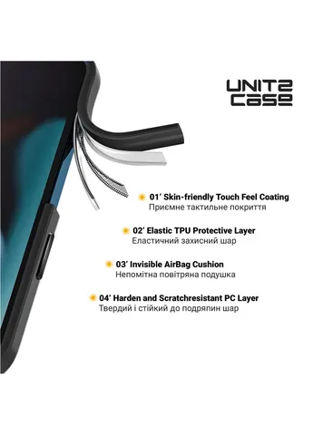 Чехол для мобильного телефона (ARM81840) ArmorStandart UNIT2 Samsung S25 Plus Black (326591034)