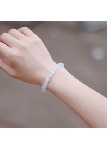 Браслет из натурального камня кошачий глаз 8 мм No Brand (386504252)