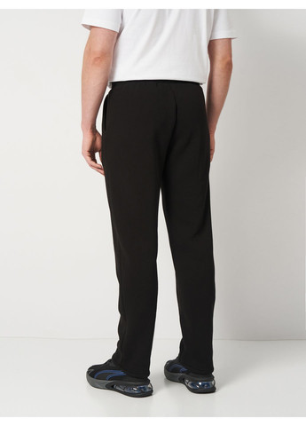 Черные спортивные, повседневный, домашние, кэжуал зимние зауженные, прямые брюки Malta