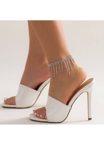 Стильний вечірній браслет на ногу, анклет зі стразами, блискучий браслет на ногу "Gloss" China (369143797)