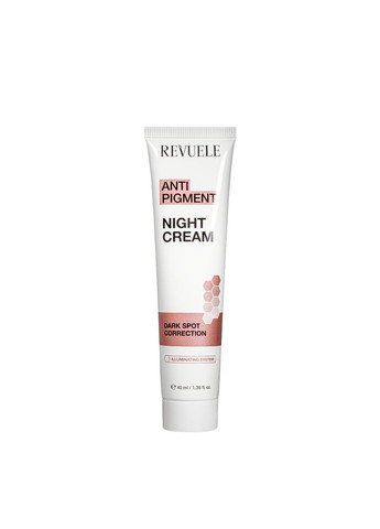 Ночной крем для лица Anti Pigment Night Cream против пигментации, 40 мл REVUELE (367988055)