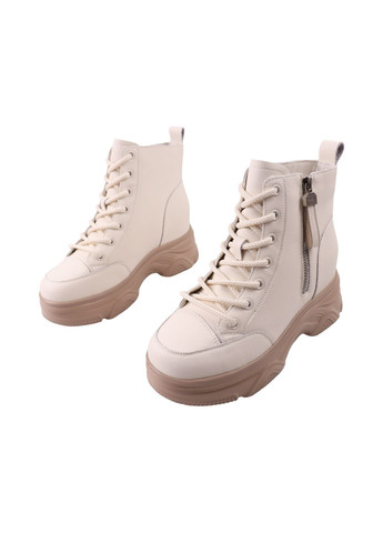 Черевики жіночі молочні натуральна шкіра Berisstini 315-24DHS (302228716)