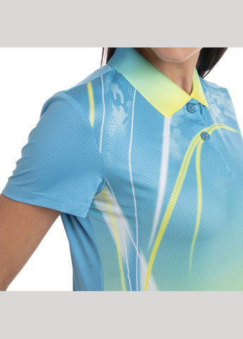 Комбинированная всесезон футболка поло женская ld-7322 голубой (06506047) Lingo
