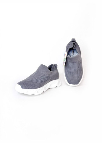 Серые текстильные кроссовки с подсветкой 26 г 16,5 см серый артикул к442 Jong Golf