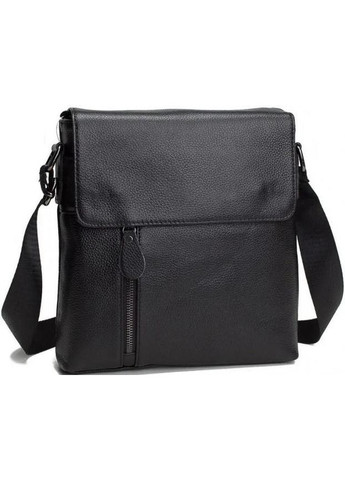 Сумка планшет через плече для документів та для телефону чоловіча з натуральної шкіри маленька Чорний 37026 Vintage (354180778)