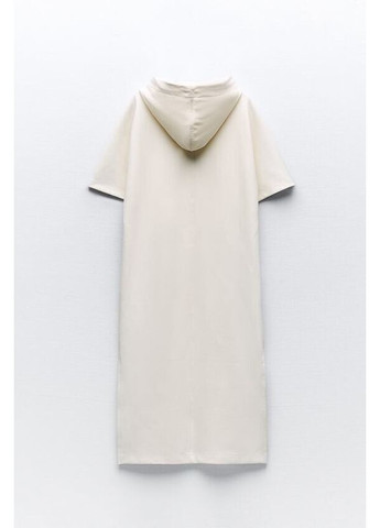 Світло-бежева сукня з капюшоном 4174/646 Zara