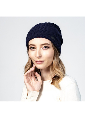 Шапка ковпак жіноча вовна синя LIORA LuckyLOOK 947-346 (322789501)
