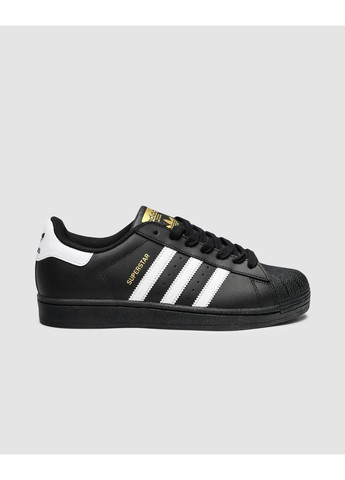 Чорно-білі кросівки adidas black/white No Brand Superstar