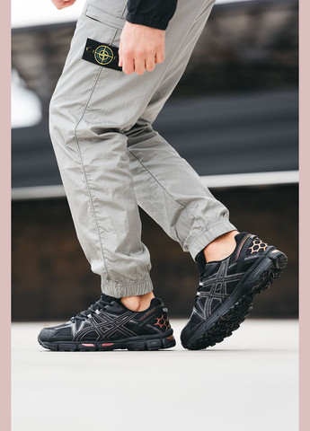 Кроссовки женские и мужские Asics Gel-Kahana 8 black rose gold | Асикс Гель-Кахана 8 черные No Brand чёрные всесезоны (315155250)