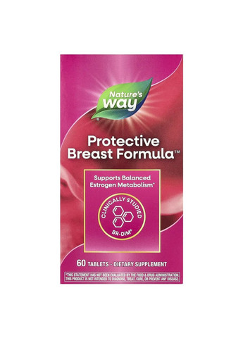 Здоров'я грудей Protective Breast Formula, 60 таблеток Nature's Way (361117394)