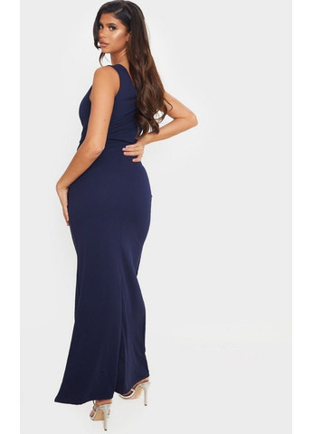 Темно-синя кежуал сукня PrettyLittleThing з квітковим принтом