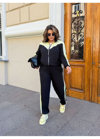Жіночий спортивний костюм із джогерами на блискавці – Розмірна сітка в описі Vione (367076381)