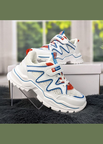 Белые демисезонные кроссовки детские для девочки С.Луч