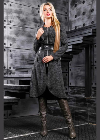 Черный демисезонный кардиган Seventeen