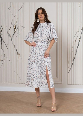 Белое платье sa-516 белое ISSA PLUS однотонное