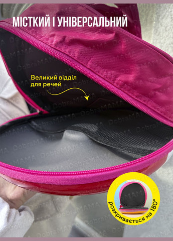 Детский рюкзак для девочки круглый рюкзак донат сумка пончик Розовый 53166 DobraMAMA (330028126)