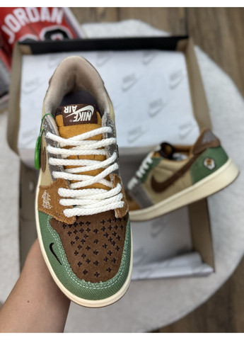КРОСІВКИ ЖІНОЧІ NIKE AIR JORDAN RETRO 1 LOW OG ZION WILLIAMSON VOODOO НАЙК АІР ДЖОРДАН No Brand комбіновані демісезони (392006879)