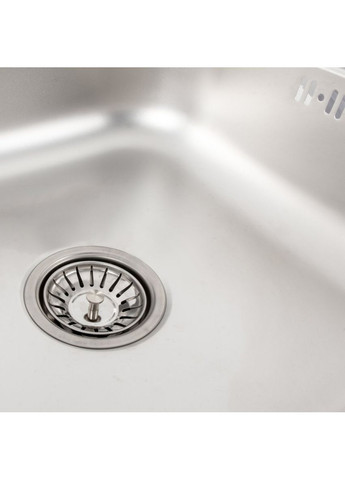 Кухонна мийка з нержавіючої сталі САТИН 6050 L (0,7/160 мм) Valeso (336937420)