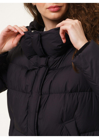 Черная зимняя пальто 21 - 18134 Vivilona