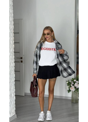 Жіноча сорочка оверсайз з фланелі MonCher (352709632)