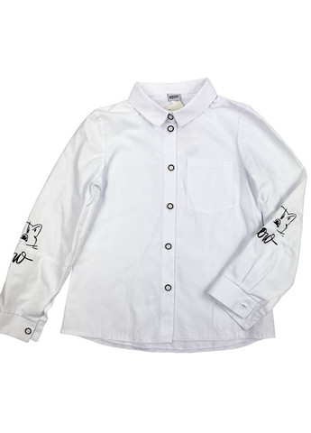 Белая блузка Mevis демисезонная