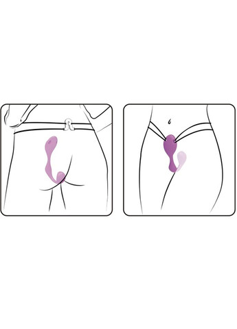 Вибратор в трусики Adrien Lastic Mr.Hook фиолетовый No Brand (360475458)