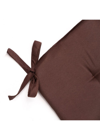 Подушка для стільця 32х38х2 шоколадний колір No Brand (325259072)