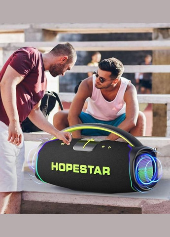 Бездротова акустика Bluetooth 300 Вт мікрофон 30000 мАг чорний (2390000016) Hopestar A65 (341089761)