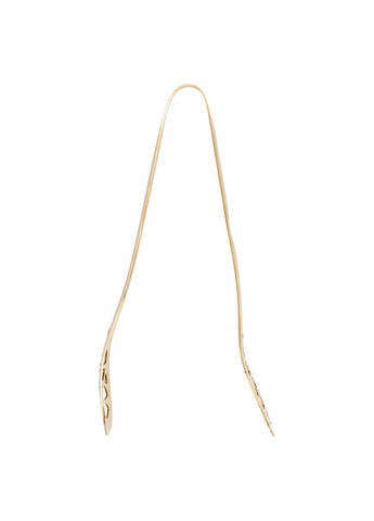 Щипці кухонні металеві 25×5 (см) кулінарні щипці для м'яса, риби, гриля кухарські щипці Золотистий HP-8-64 Yiwu (370800812)