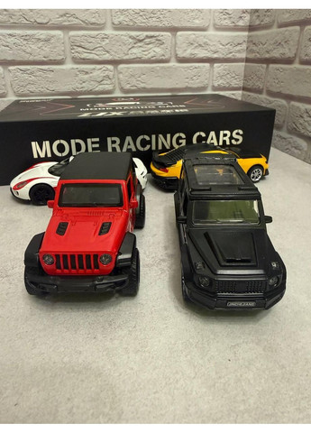 Набор металлических машинок 4 шт с открытием дверей и led подсветкой фар/ Набор модельек машин для детей, супер качество OEM (372474820)