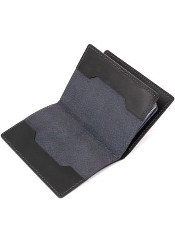 Шкіряна обкладинка для документів 11494 Чорний Grande Pelle (297129776)