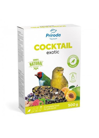 Корм Коктейль «Екзотик» для екзотичних птахів, 500 г (*) Природа (323153737)