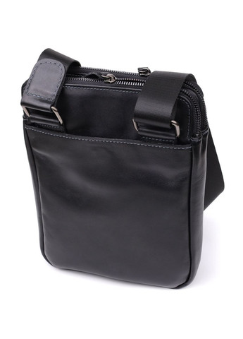 Красива чоловіча сумка через плече з гладкої натуральної шкіри 20871_1 Shvigel (366880622)