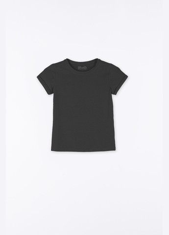 Черная летняя футболка Coccodrillo