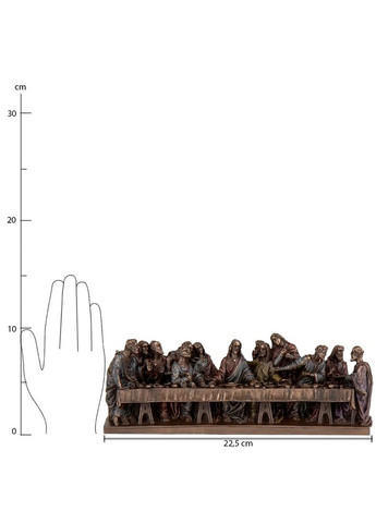 Статуэтка сувенирная настольная Тайная Вечеря 22х5х9 см 75921A4 Veronese (302238979)