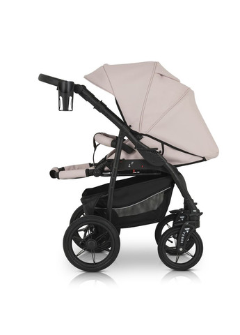 Універсальна коляска 3 в 1 Sonic Comfort powder pink/black skin Verdi 9023-VC-08 (355313902)