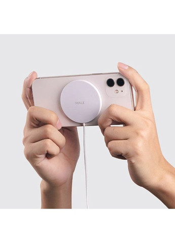 Беспроводное зарядное устройство Magnetic Fast 15W белое (MCC010L) iWALK (353497510)